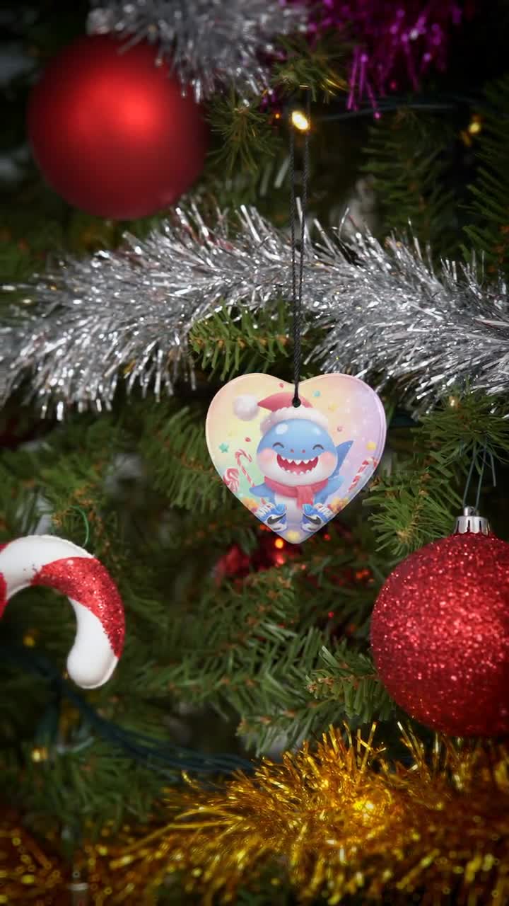 Tralalero Tralala Funny Ornament, Italian Brainrots Candy Cane